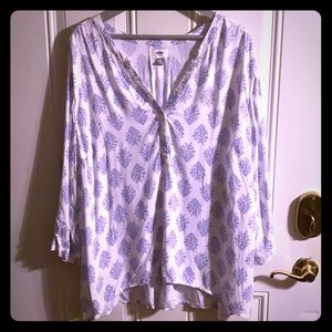 Old Navy peasant top sz XXL